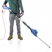 Hyundai HYPHT550 550W 450mm Long Reach Corded Electric Pole Hedge Trimmer / Pruner